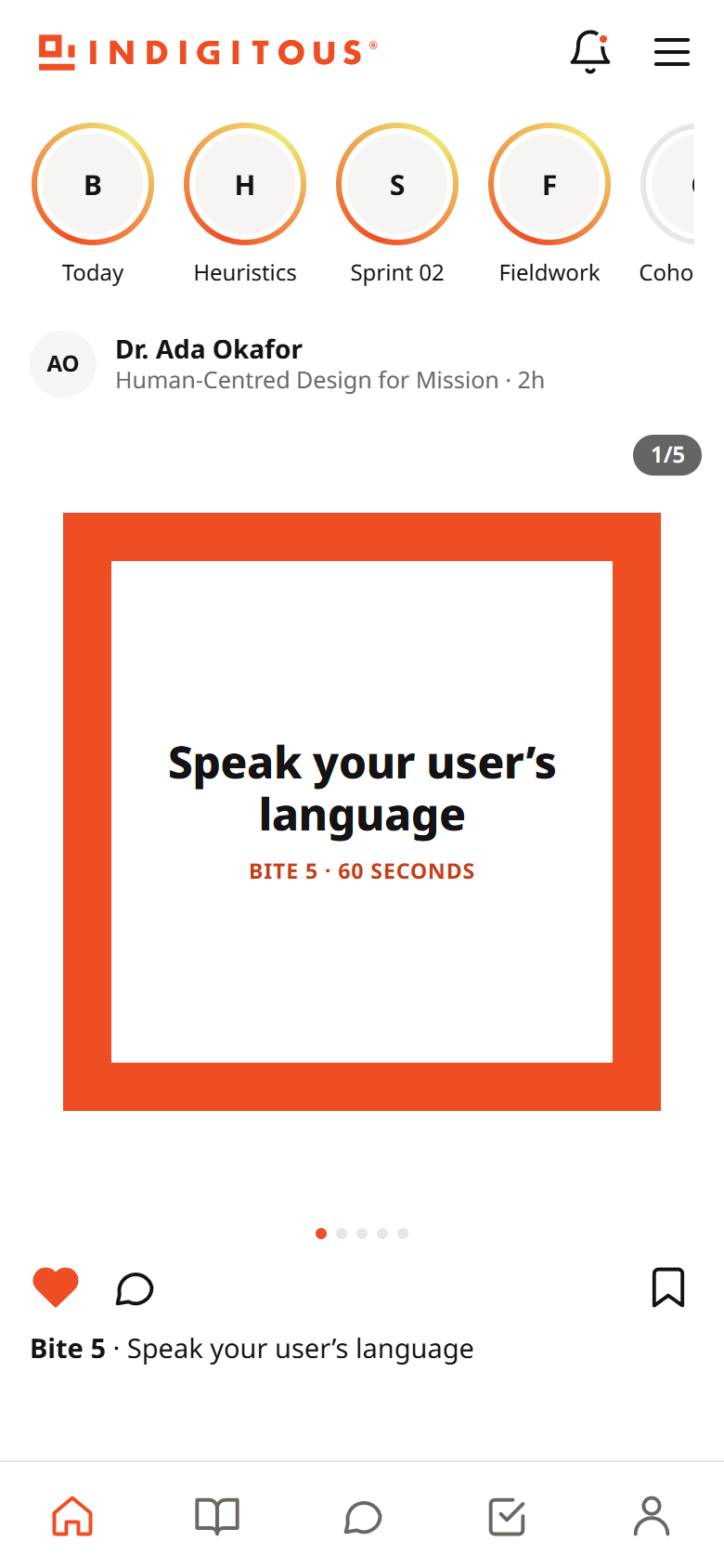Indigitous Academy feed